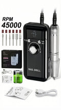 Professional Cordless Nail Drilling Machine Low Noise Rechargeable Nail Kit